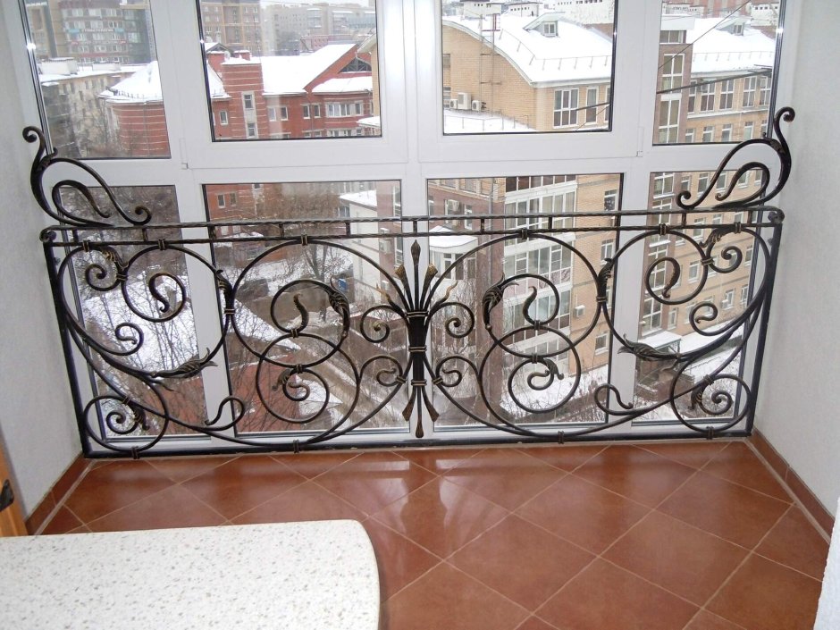 Кованная решетка на балкон