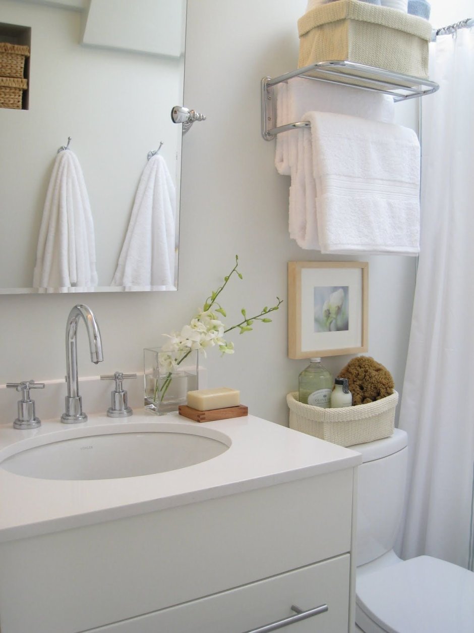 Стиль Shabby Chic ванная