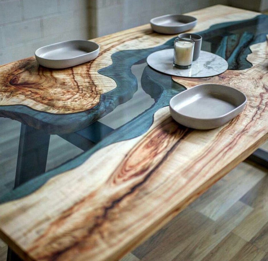 Креативные столы для кухни