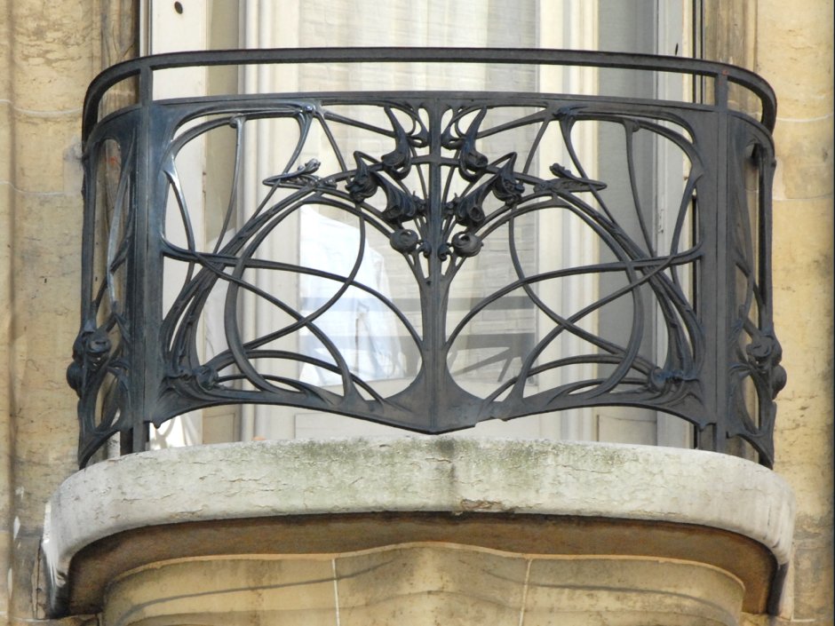 Французский балкон кованый