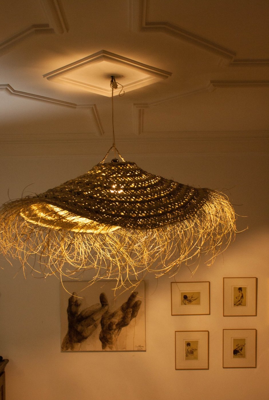 Natural Rattan Pendant Light купить