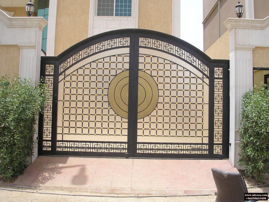 Ворота Дубайский стиль