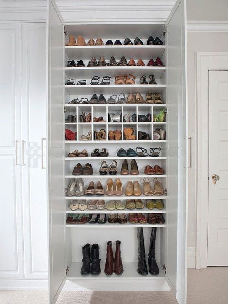 Встроенные шкафы для обуви