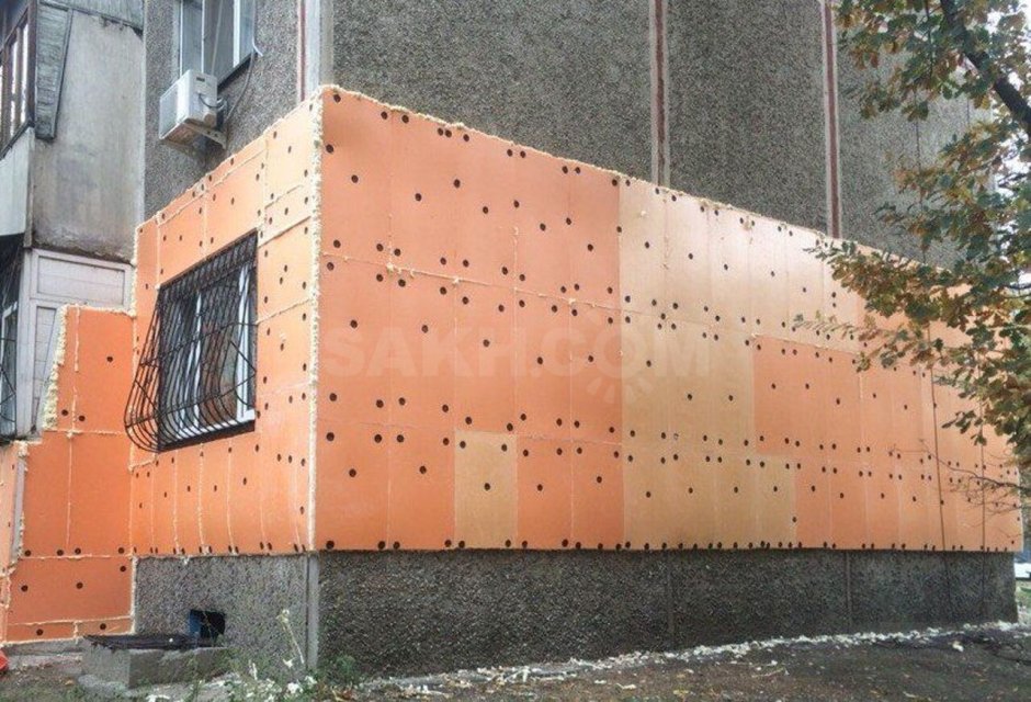 Утеплить фасад пенопластом