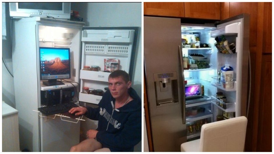 Прикольный холодильник