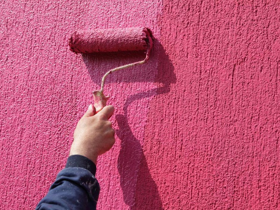 Водоэмульсионная фактурная краска для стен
