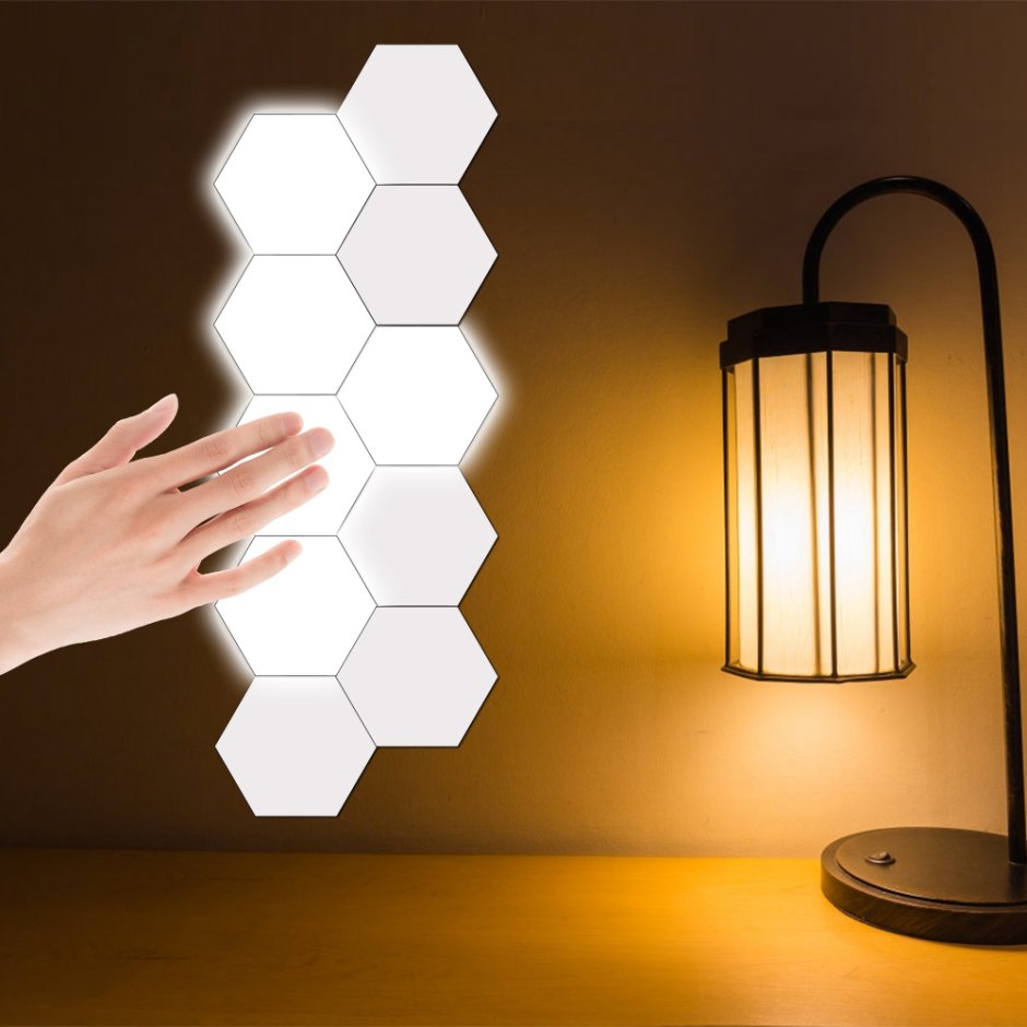 Модульный настенный светильник Hexagon