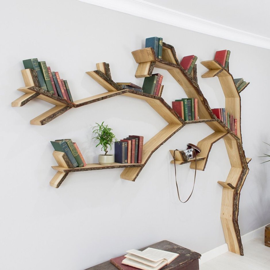 Полка "Wall Shelf-s (bas WL-001)" белая