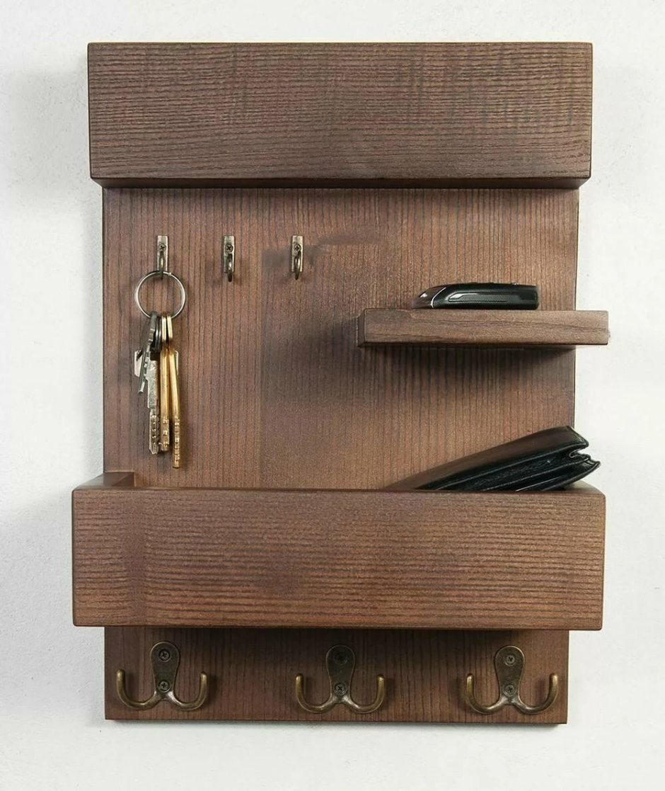 Ключница деревянная органайзер