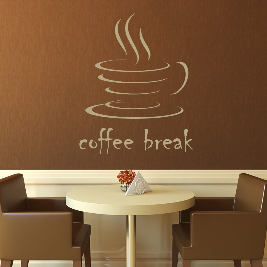 Стена в кофейне