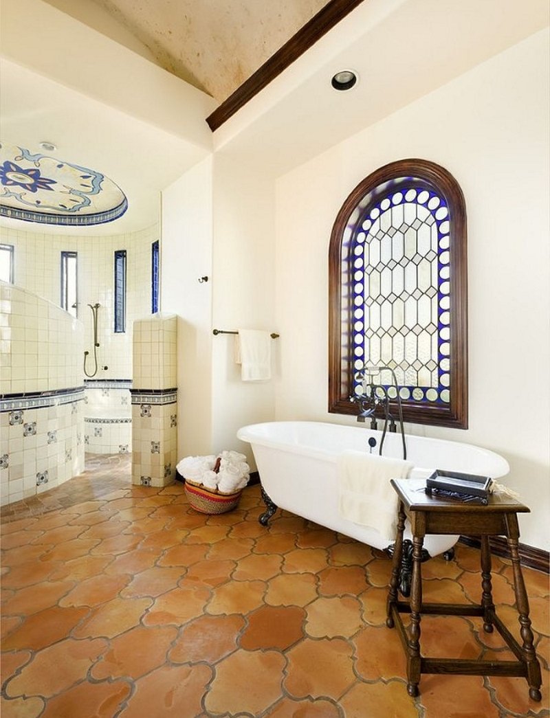 Дизайн ванной в средиземноморском стиле