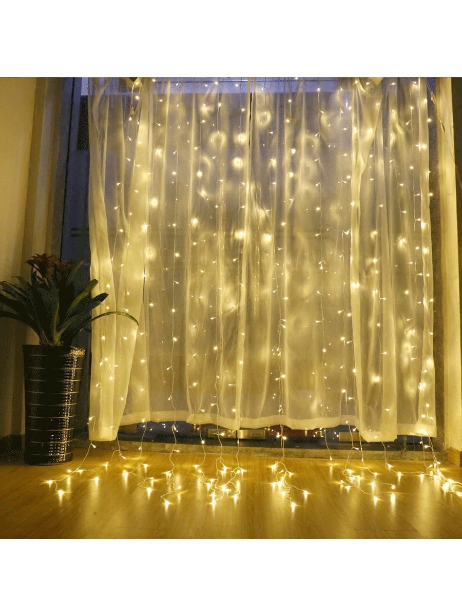 160 Curtain Light ламповая гирлянда занавес