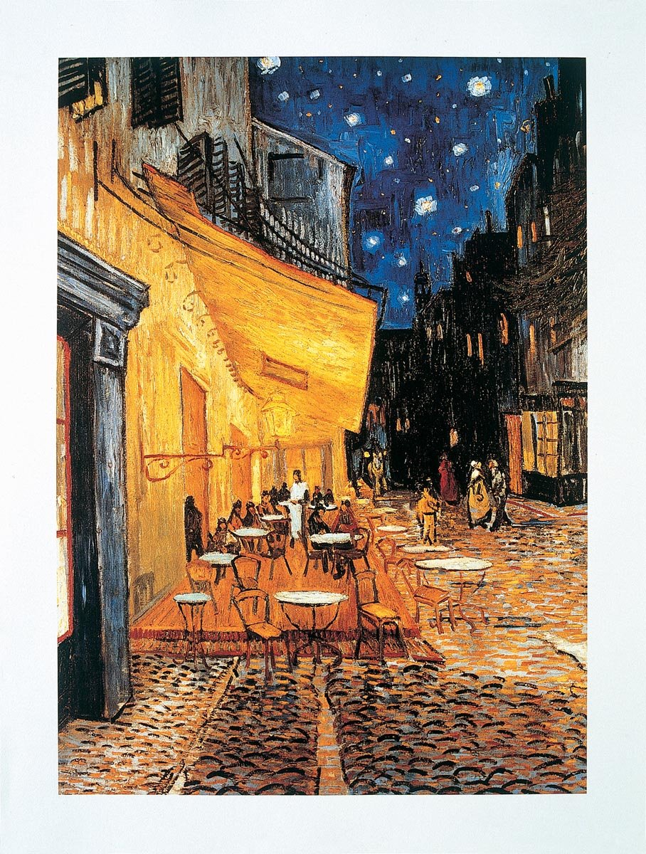 Винсент Ван Гог ночная терраса кафе 1888