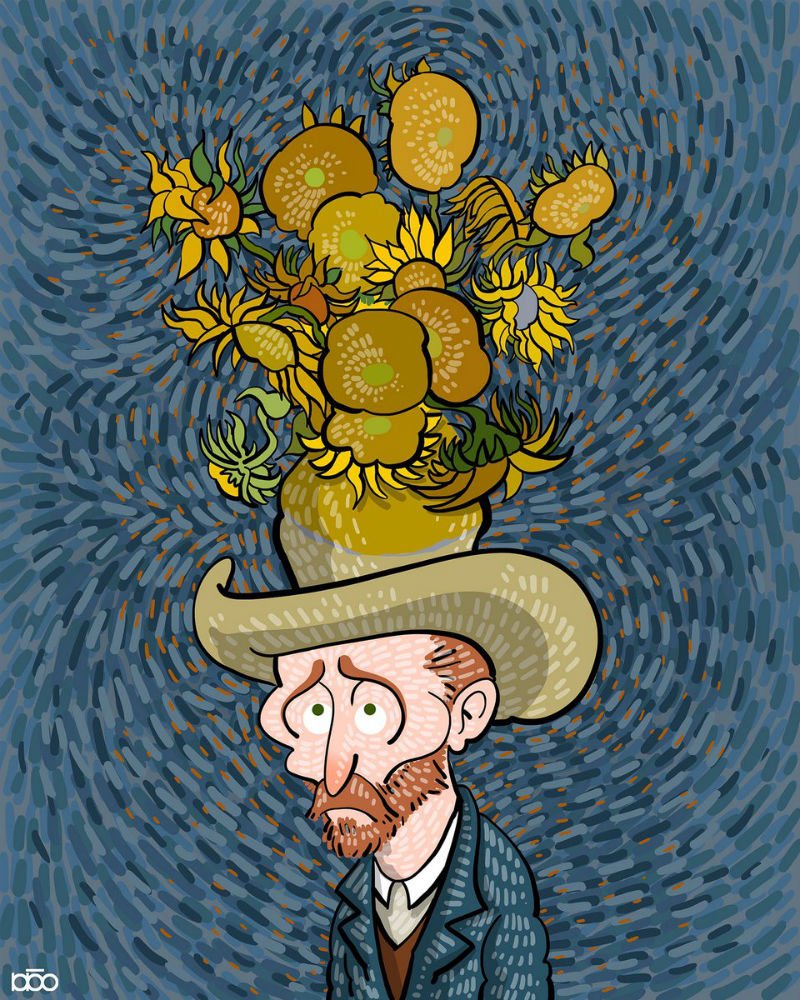 Винсент Ван Гог пшеничное поле с ирисами