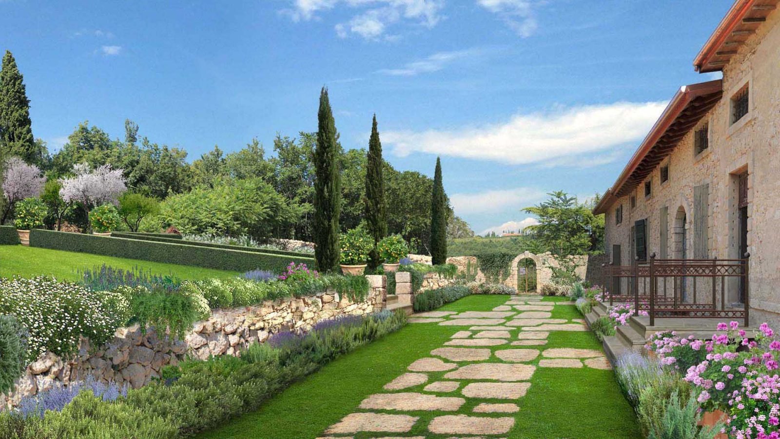 Сады Возрождения Италия