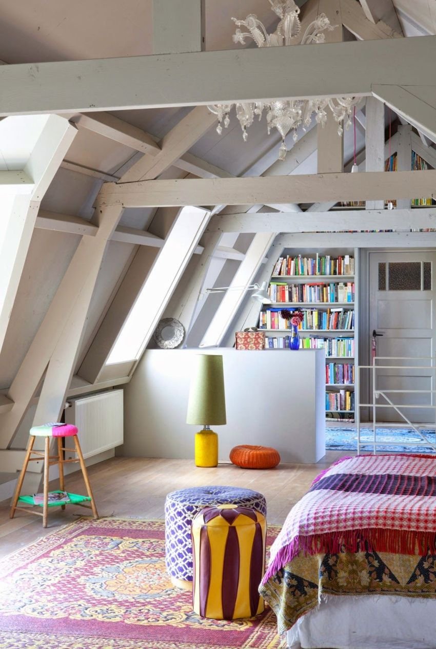 Обустройство мансарды