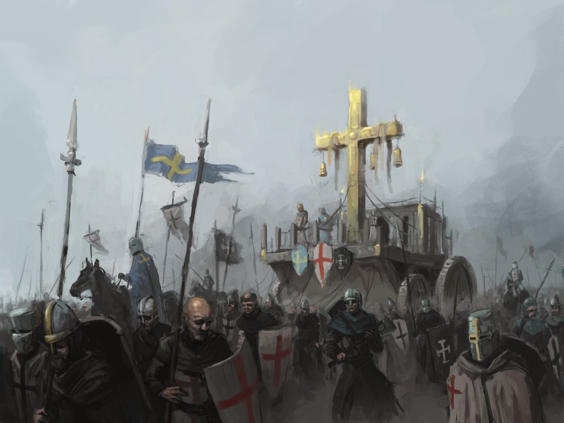 Крестоносцы арт крестовый поход