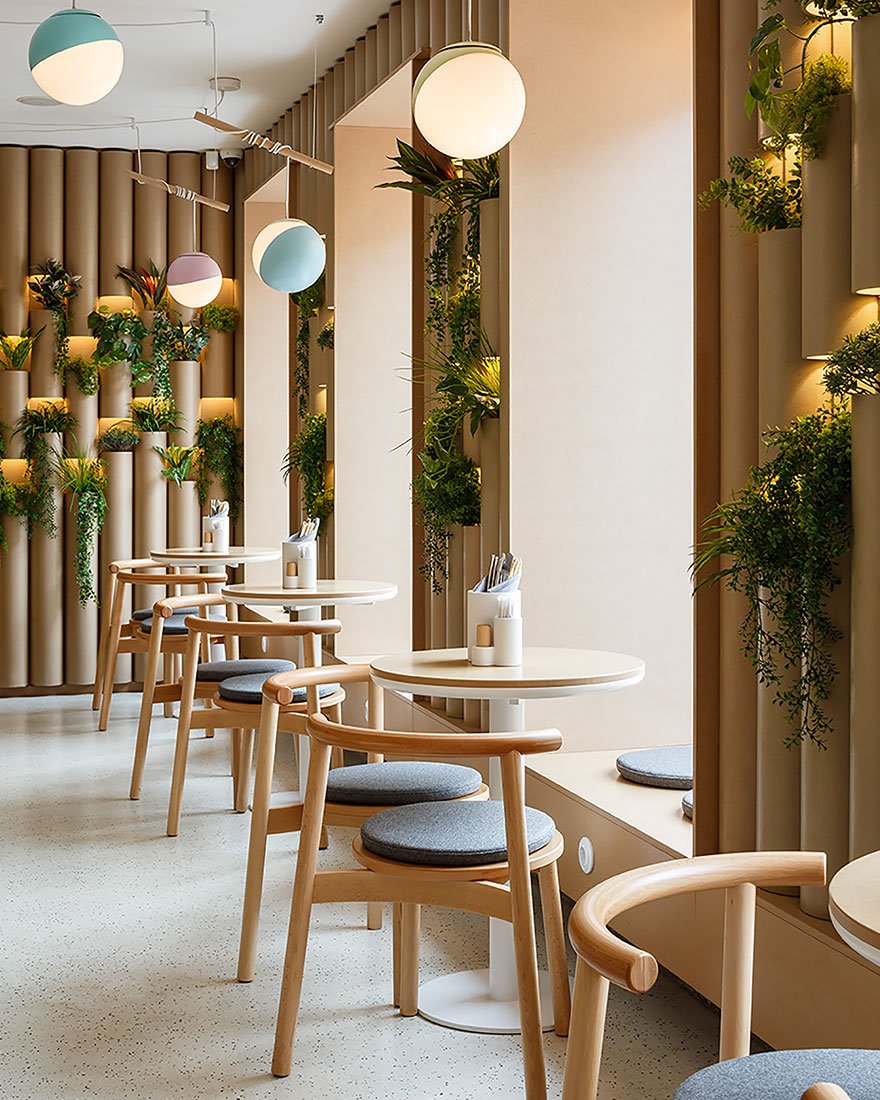 Идеи дизайна интерьера кафе