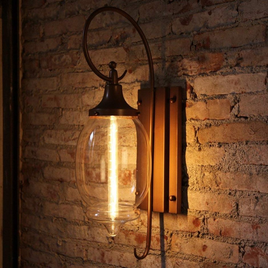Настенный светильник Эдисон светильник лофт Винтаж