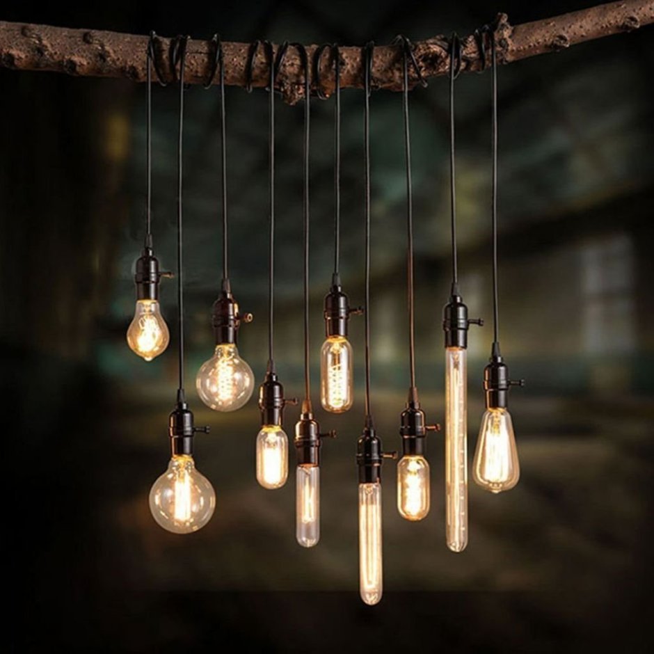 Светильники Loft Edison