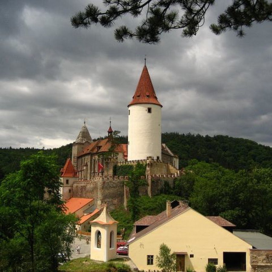 Замки Кривоклат в Чехии недалеко от Праги
