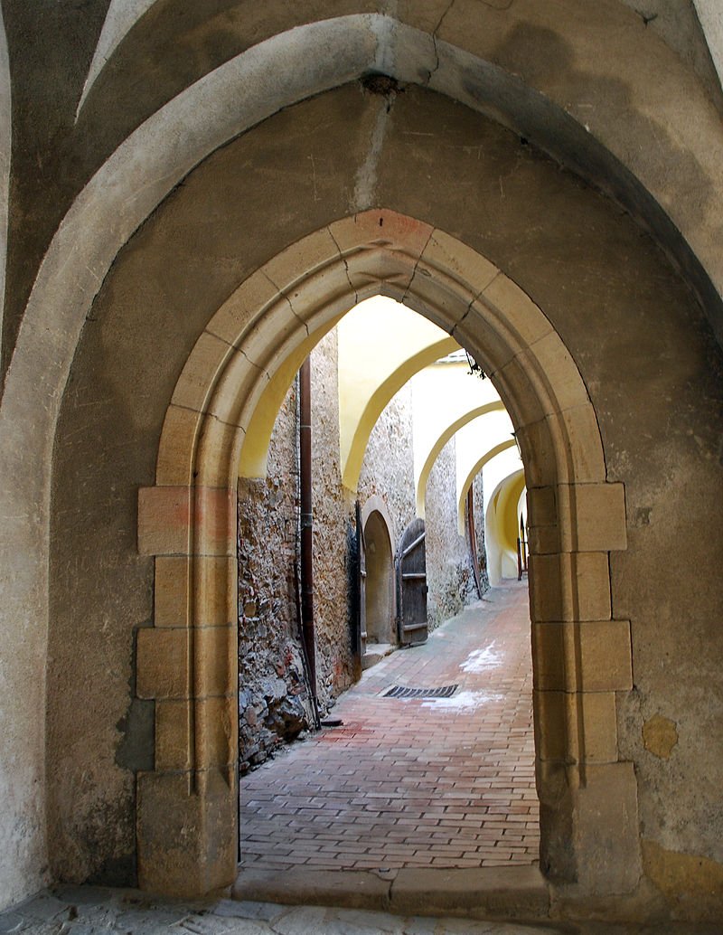 Интерьер замка средневекового Чахтицкий