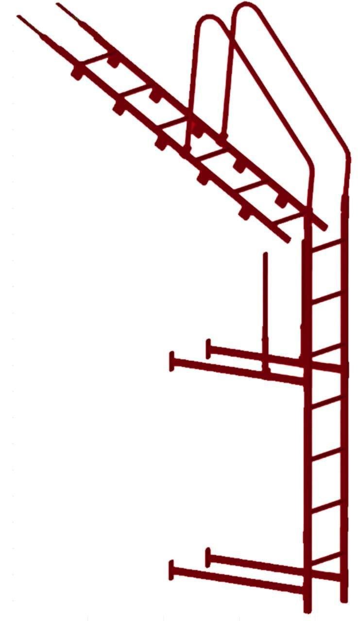 Лестница кровельная стеновая МЕТАЛЛПРОФИЛЬ
