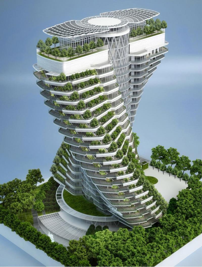 Agora Garden – башня «зеленой ДНК»
