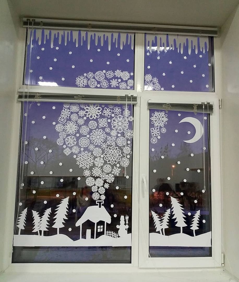 Как можно украсить окно. Украшения на окна. Новогодние окна. Идеи украшения окон. Необычное украшение окон к новому году.