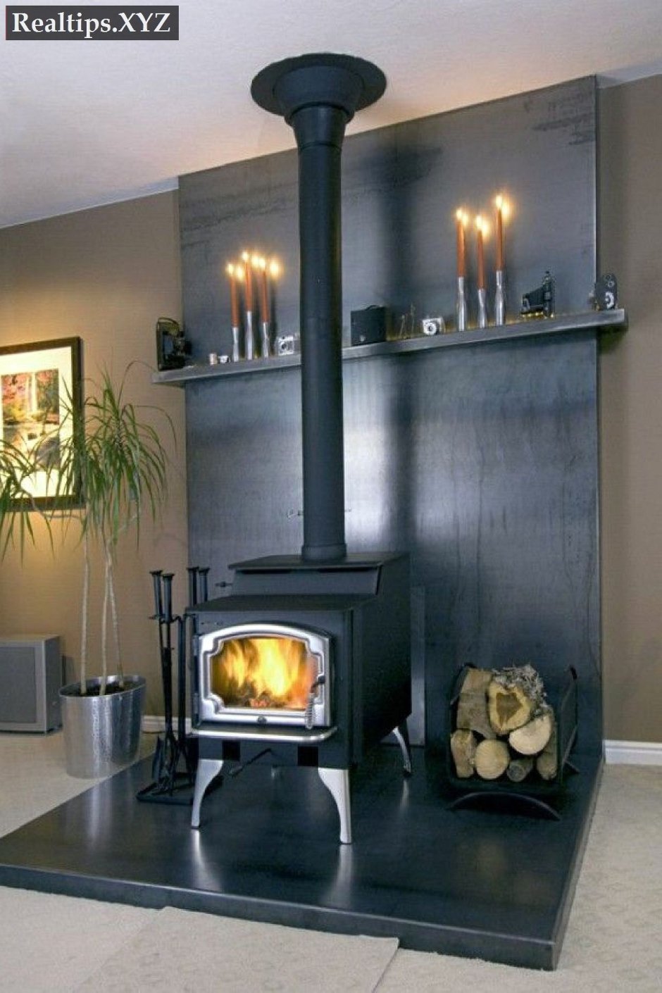 Дровяная печь-камин Dovre Astroline 4cb