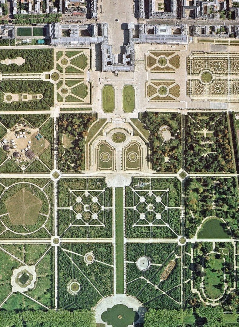 Версальский дворец и парк план