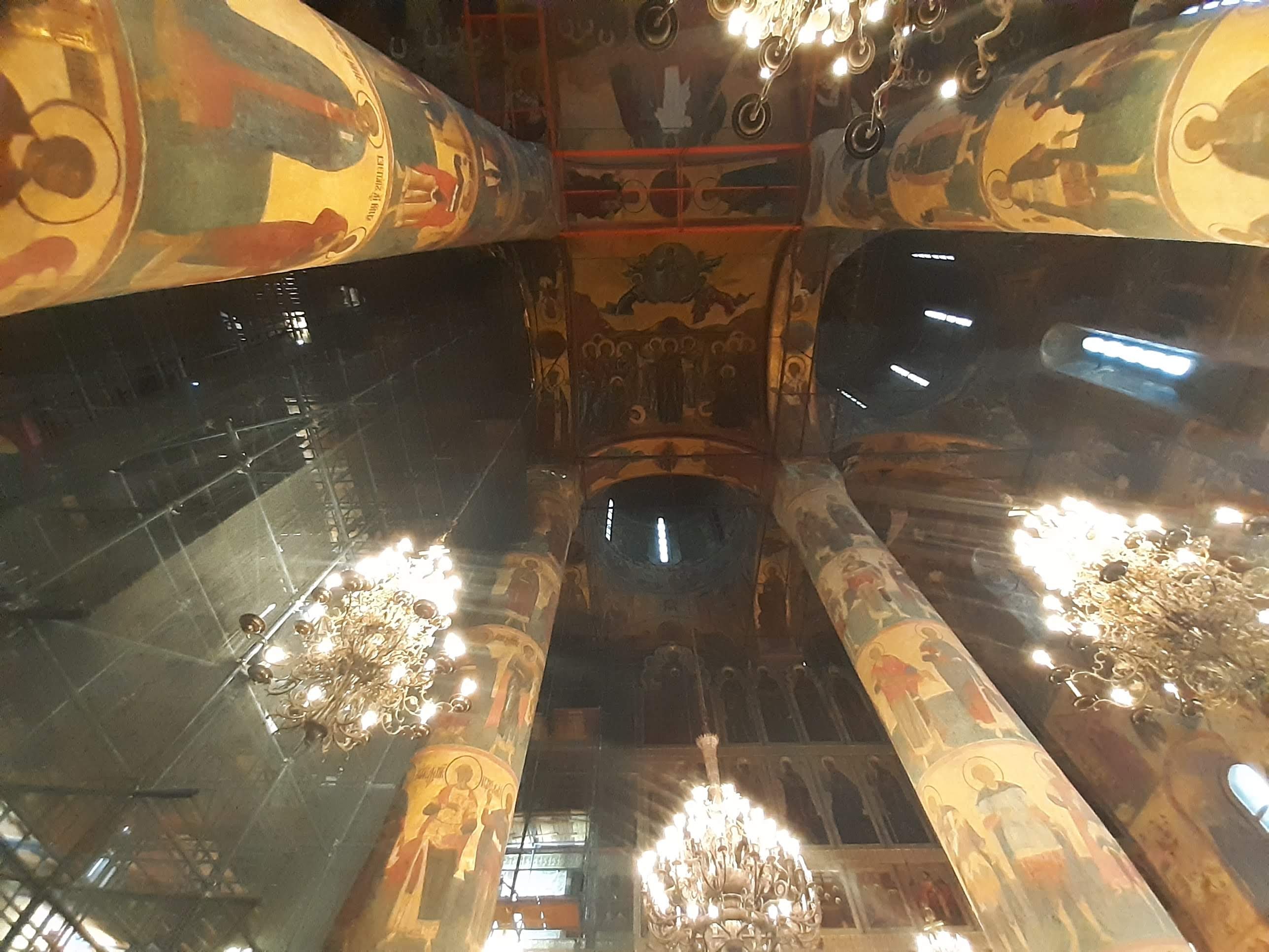 успенский собор внутри москва