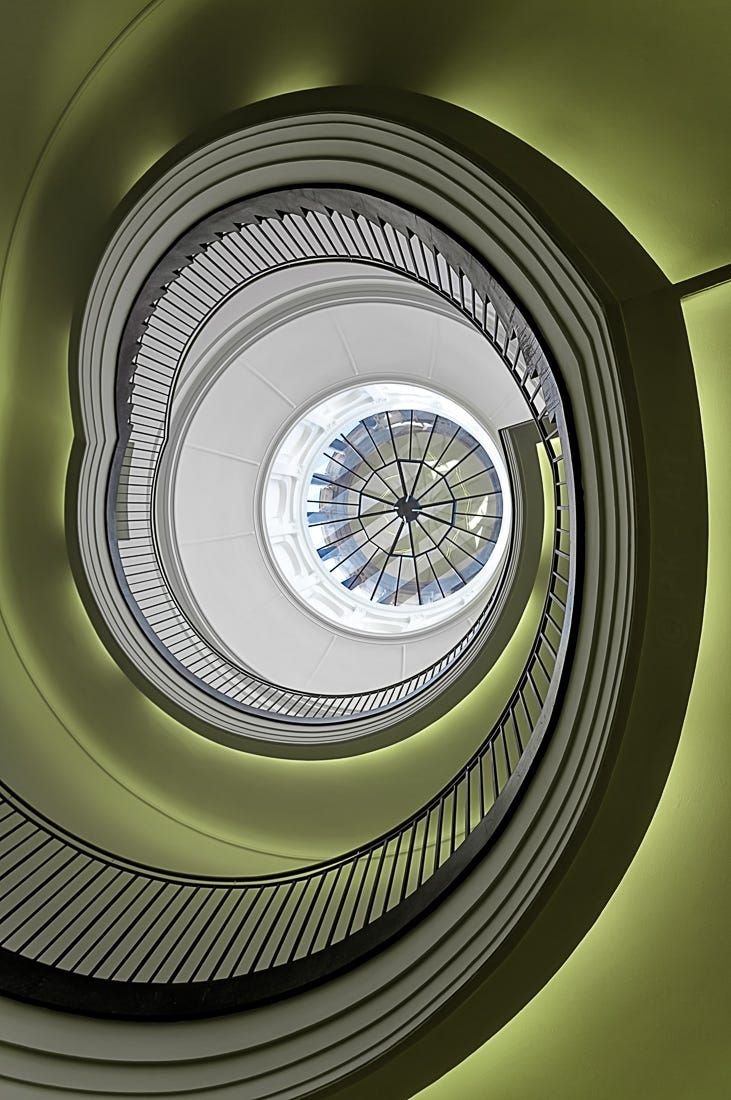 Спираль лестница