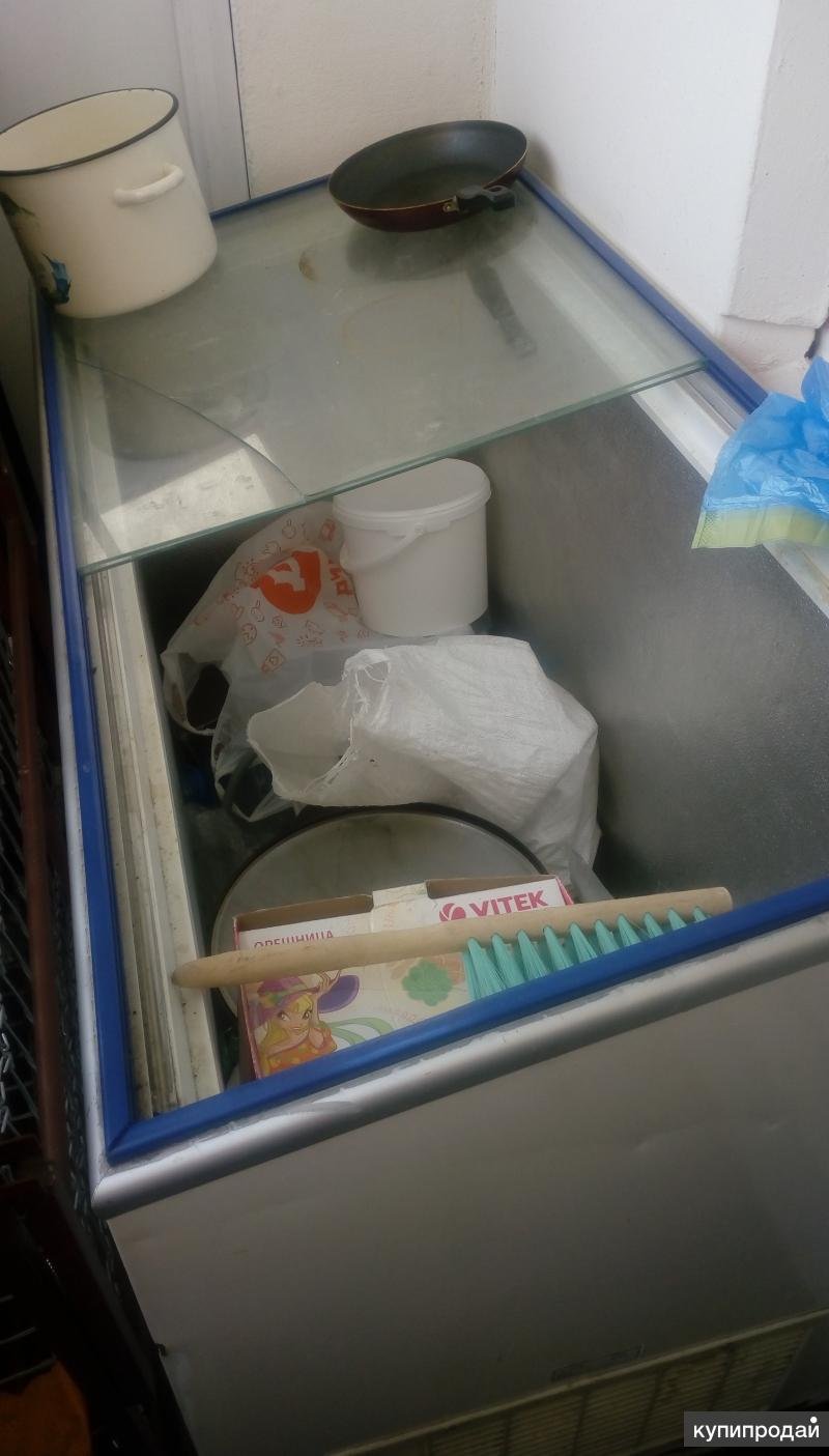 Морозильный ларь на балконе