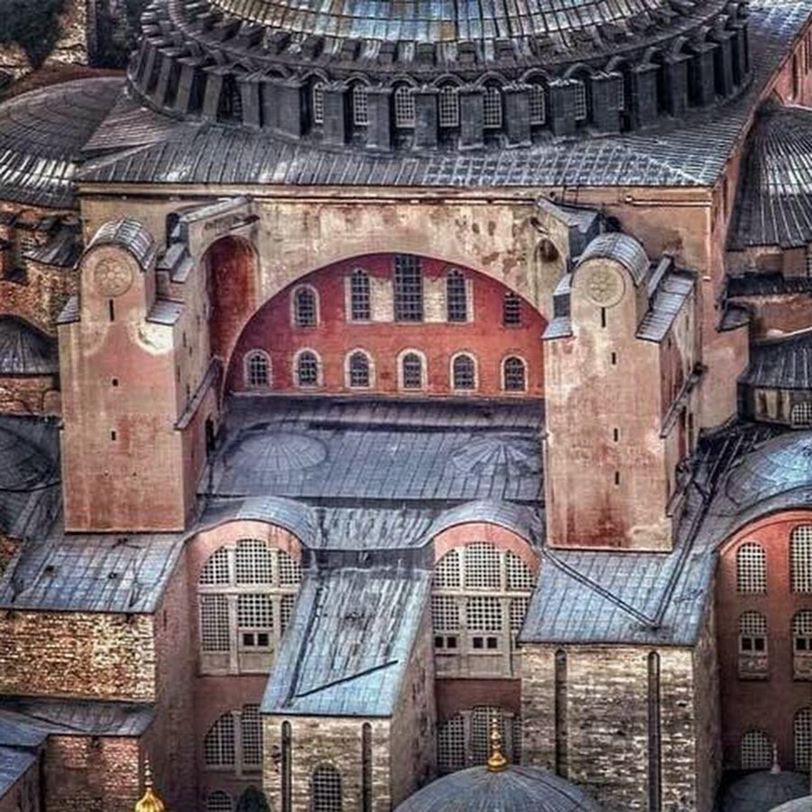 Собор Святой Софии Константинополь архитектура