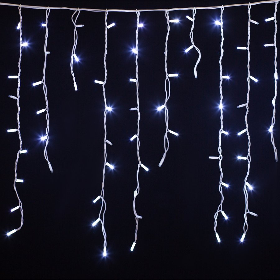 Электрогирлянда уличная бахрома Neon-Night светодиодная 176 ламп, 4.8 м