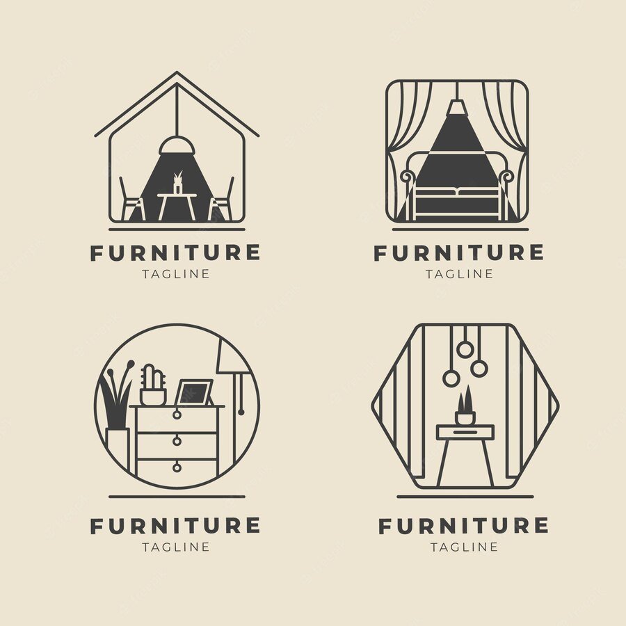 Премиальный логотип мебели