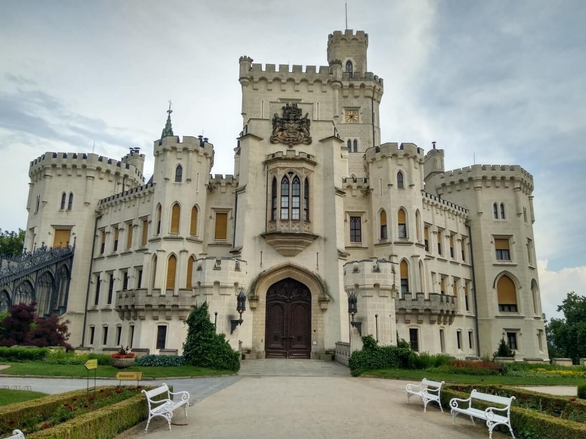 Замок глубока в чехии все