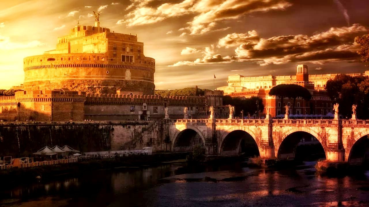 Замок Святого ангела Рим Италия