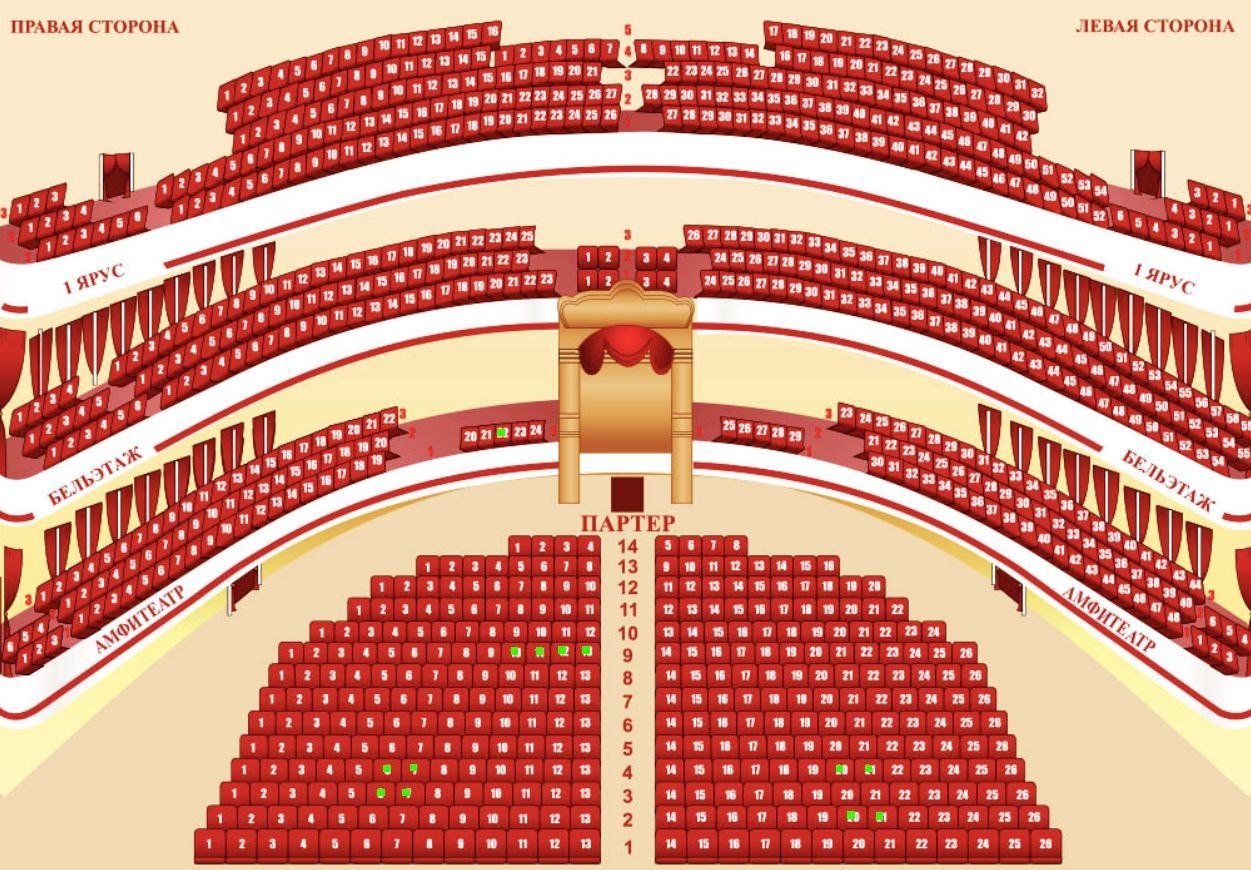 Схема нового зала большого театра