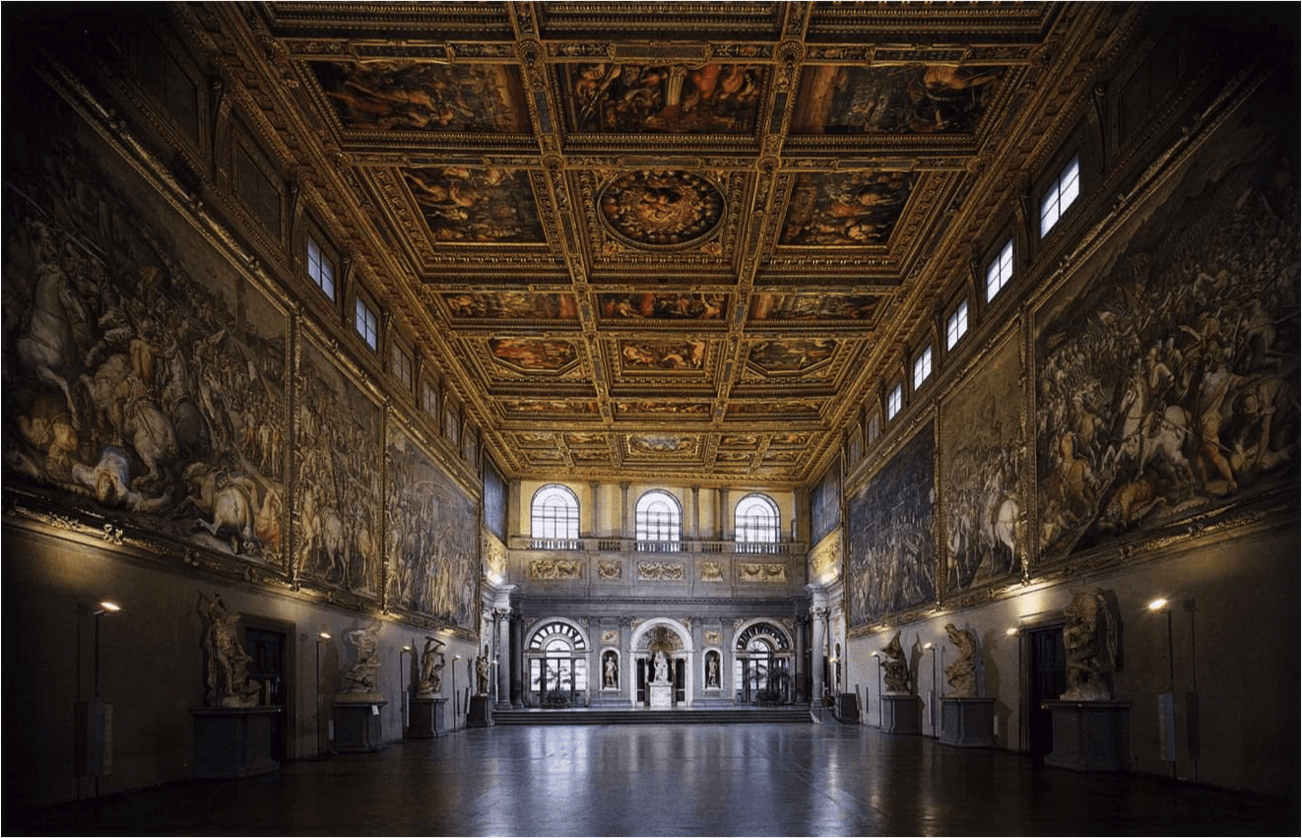 Палаццо Веккьо во Флоренции. Джорджо Вазари палаццо Веккьо. Зал 500 палаццо Веккьо. Зал пятисот палаццо Веккьо. Музей возрождения