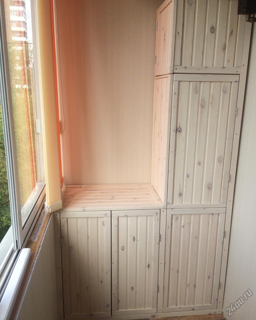 Шкаф из фанеры на балкон