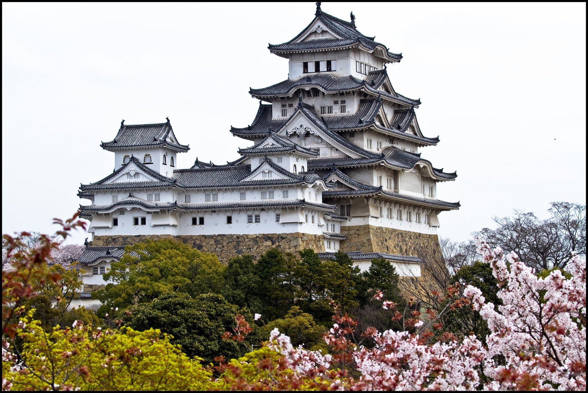 замки в японии