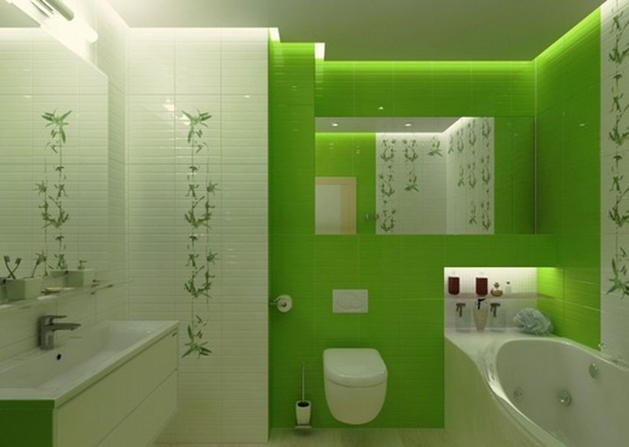 Зеленая ванная комната зеленая дизайн фото
