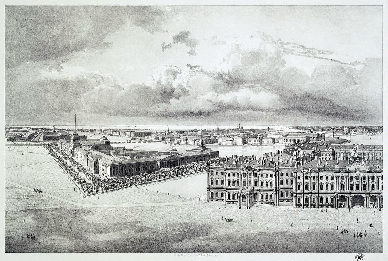 Зимний дворец Санкт-Петербург 19 век