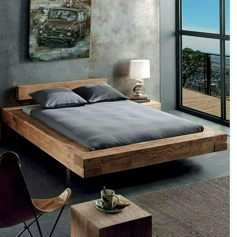 Спальня в стиле экостиль