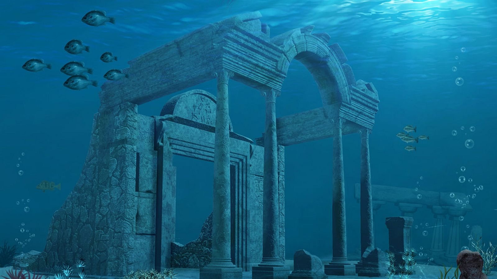 Затонувший дворец Клеопатры Египет