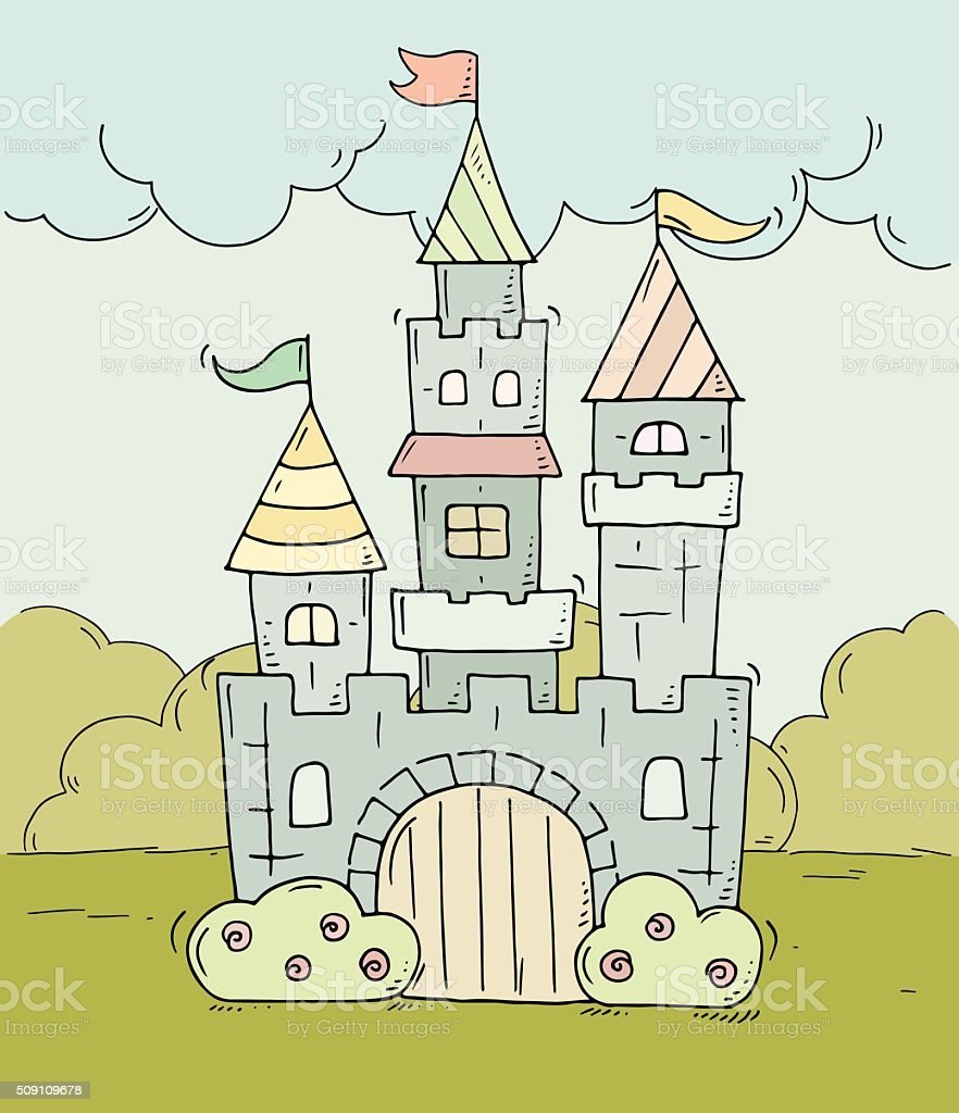 Замок принца мультяшный