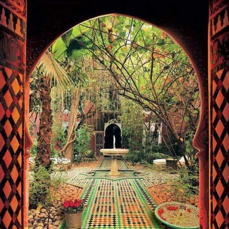Сад в стиле Марокко
