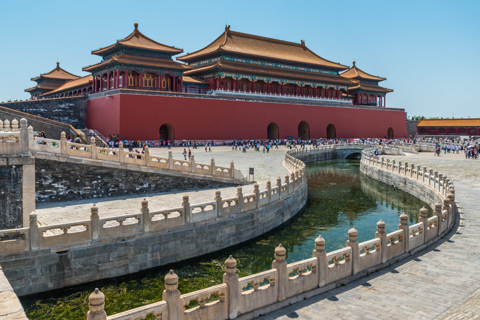 Пекин Императорский дворец павильон высшей гармонии